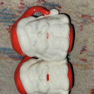 Vintage santa salt and pepper shaker